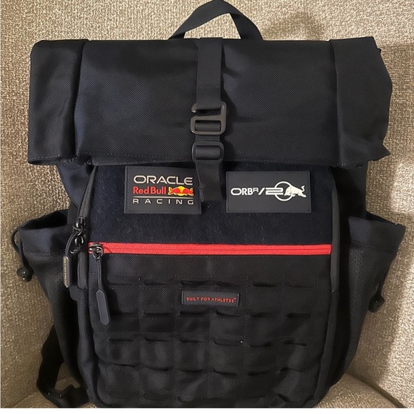Red Bull racing roll top backpack - Picture 4 of 4